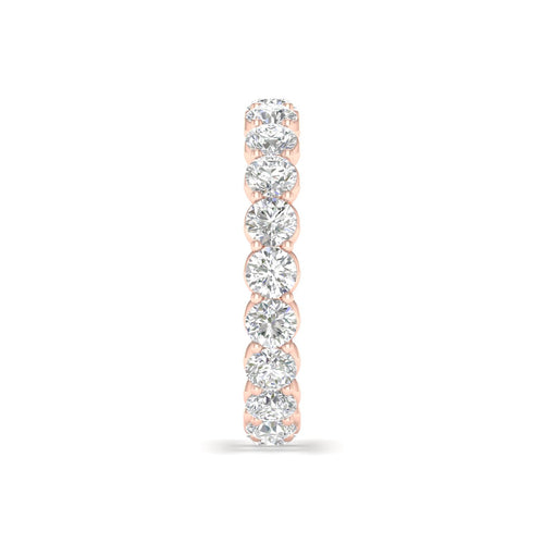 2 ctw Round Lab Grown Eternity Band