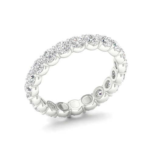 2 ctw Round Lab Grown Eternity Band