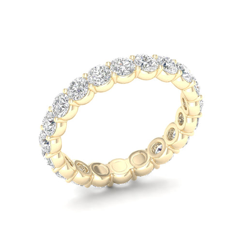 2 ctw Round Lab Grown Eternity Band
