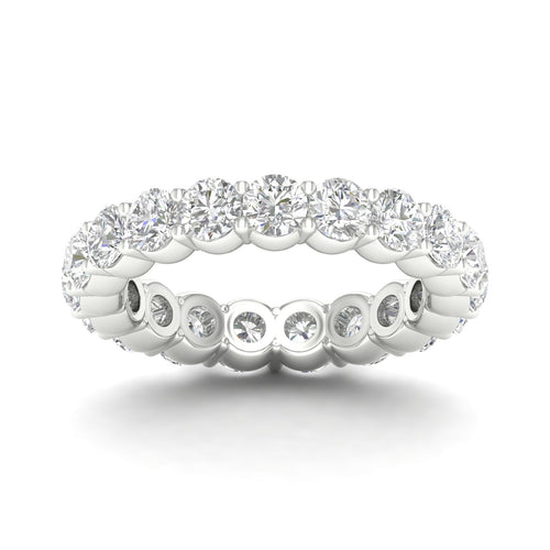 3 ctw Round Lab Grown Eternity Band