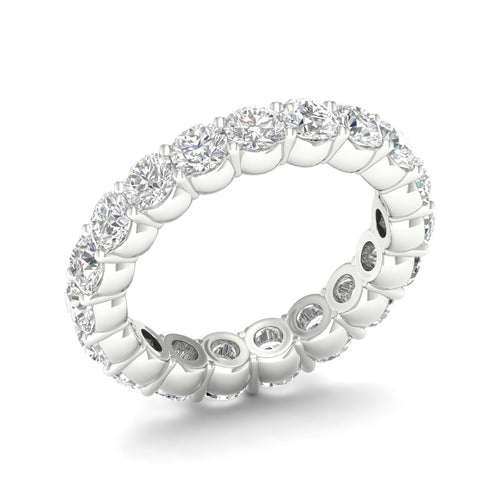 3 ctw Round Lab Grown Eternity Band