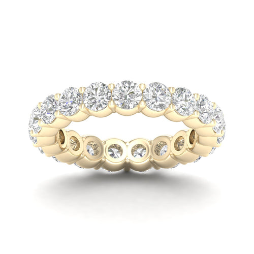 3 ctw Round Lab Grown Eternity Band