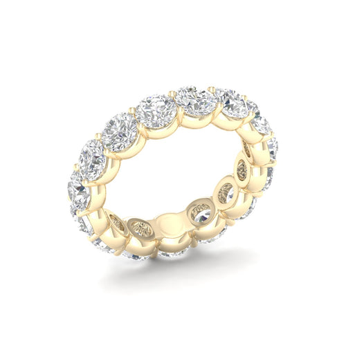 5 ctw Round Lab Grown Eternity Band
