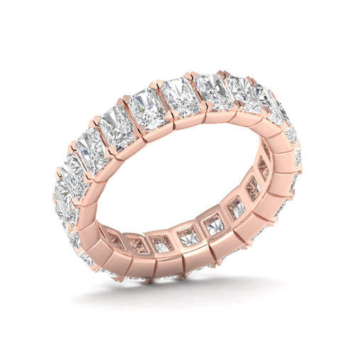 5 ctw Emerald Lab Grown Eternity Band