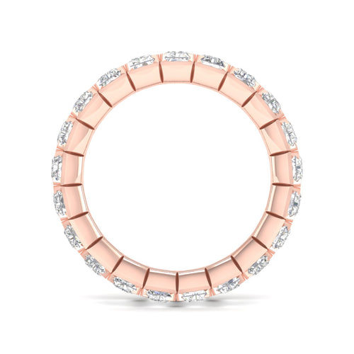 5 ctw Emerald Lab Grown Eternity Band