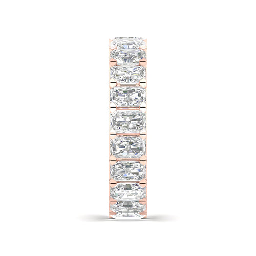 5 ctw Emerald Lab Grown Eternity Band