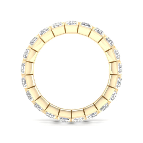 5 ctw Emerald Lab Grown Eternity Band