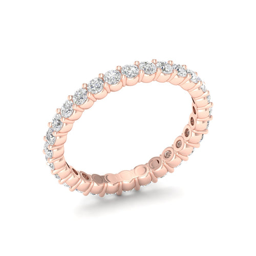 1 ctw Round Lab Grown Eternity Band