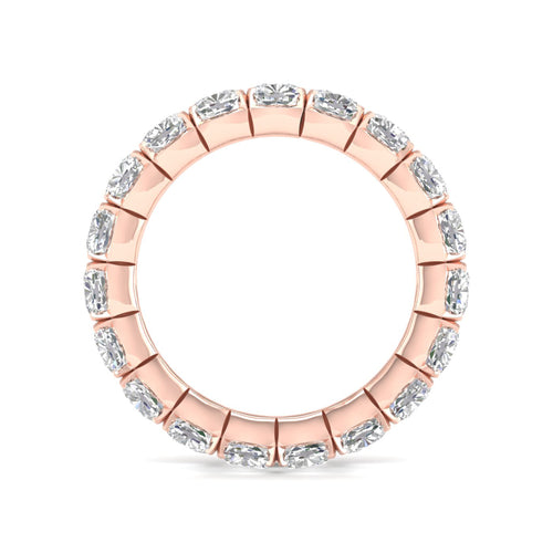 5 ctw Cushion Lab Grown Diamond Eternity Band