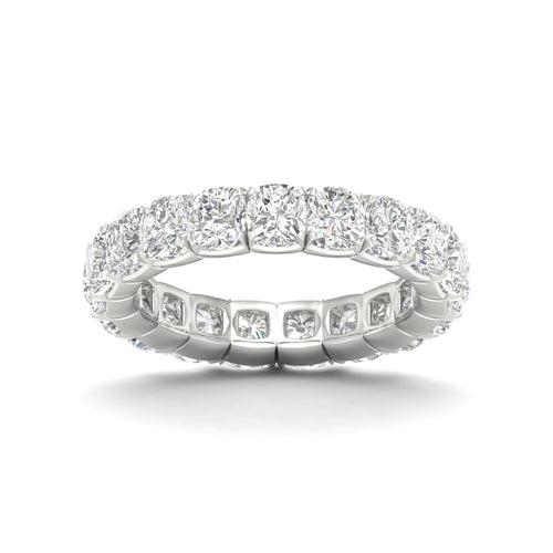 5 ctw Cushion Lab Grown Diamond Eternity Band