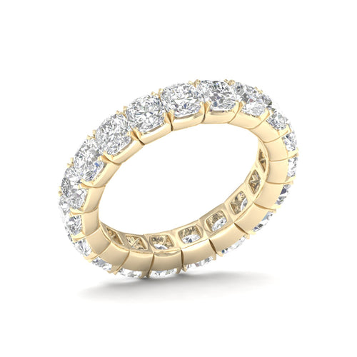 5 ctw Cushion Lab Grown Diamond Eternity Band