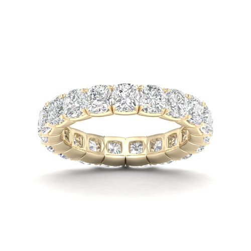 5 ctw Cushion Lab Grown Diamond Eternity Band