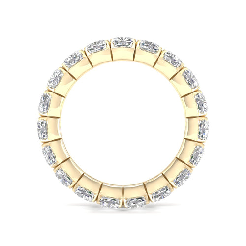 5 ctw Cushion Lab Grown Diamond Eternity Band