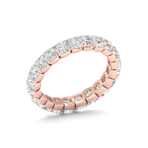 3 ctw Cushion Lab Grown Eternity Band