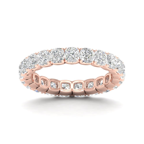 3 ctw Cushion Lab Grown Eternity Band