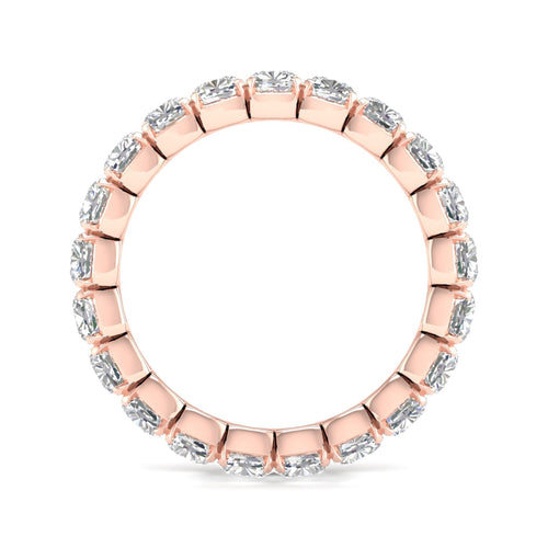 3 ctw Cushion Lab Grown Eternity Band