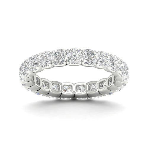 3 ctw Cushion Lab Grown Eternity Band