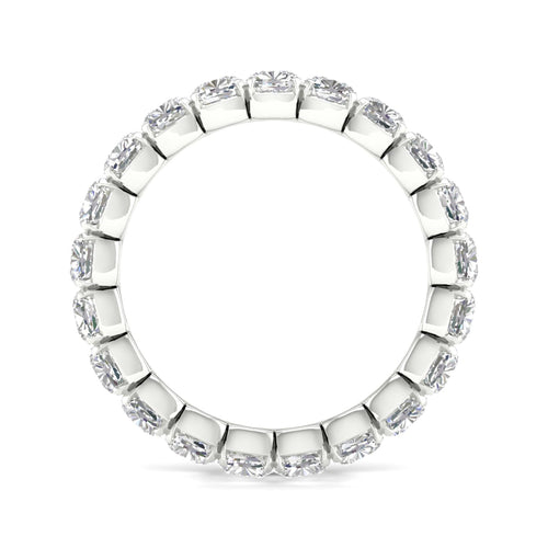 3 ctw Cushion Lab Grown Eternity Band