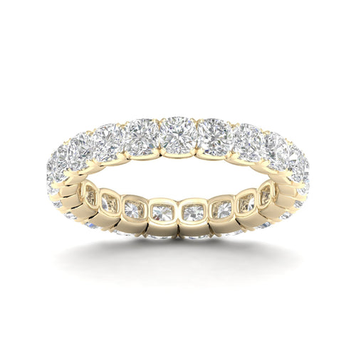 3 ctw Cushion Lab Grown Eternity Band