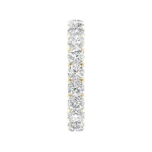3 ctw Cushion Lab Grown Eternity Band