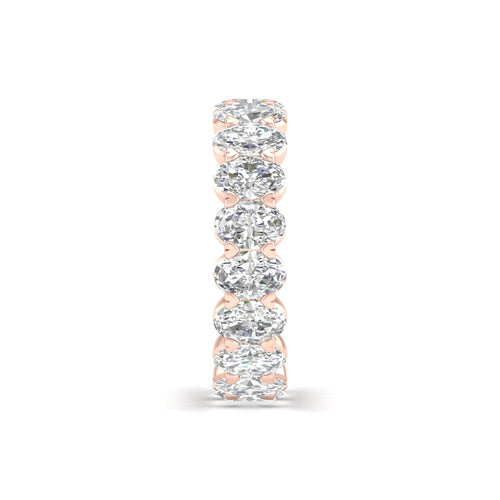 5 ctw Oval Lab Grown Eternity Band