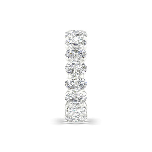 5 ctw Oval Lab Grown Eternity Band
