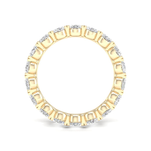 5 ctw Oval Lab Grown Eternity Band