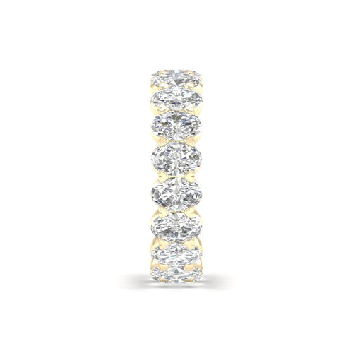 5 ctw Oval Lab Grown Eternity Band