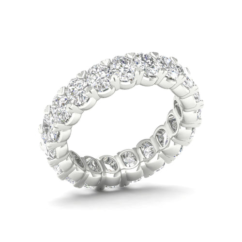 4 ctw Oval Lab Grown Eternity Band