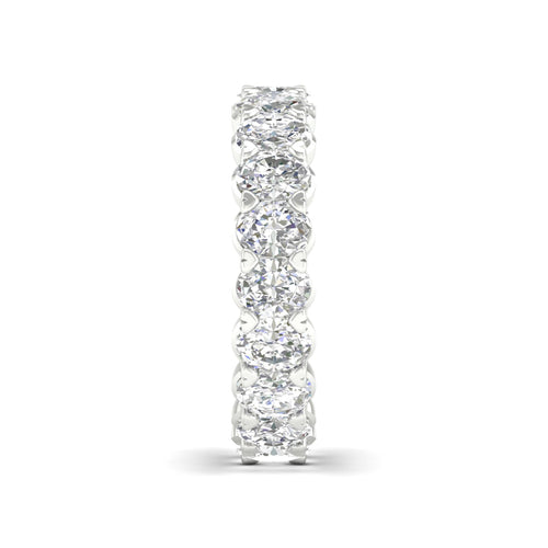 4 ctw Oval Lab Grown Eternity Band