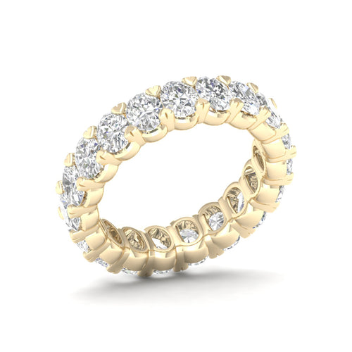 4 ctw Oval Lab Grown Eternity Band