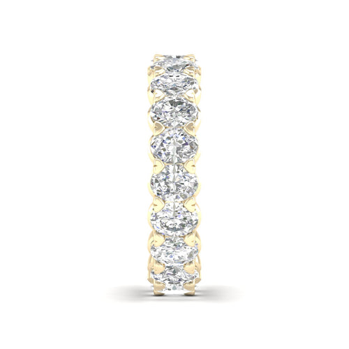 4 ctw Oval Lab Grown Eternity Band