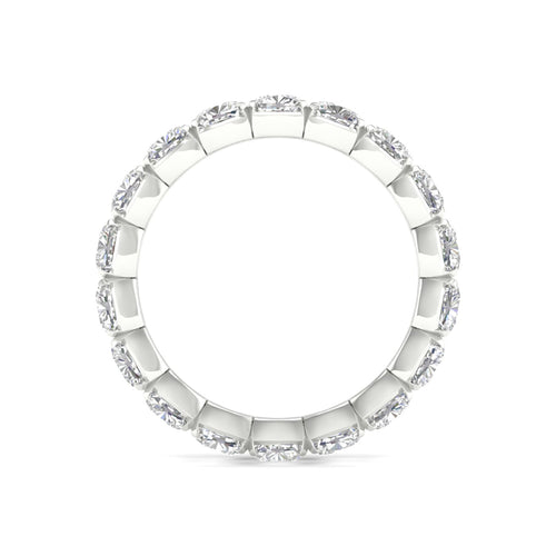 4 ctw Cushion Lab Grown Eternity Band