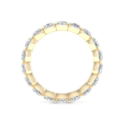 4 ctw Cushion Lab Grown Eternity Band