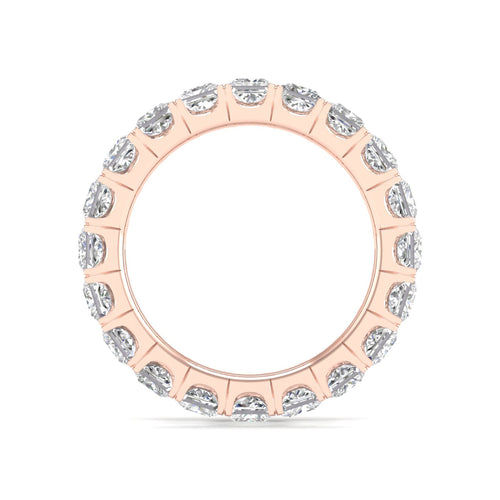 4 ctw Princess Lab Grown Eternity Band