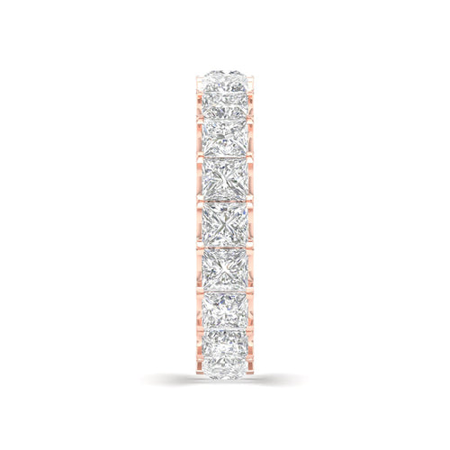 4 ctw Princess Lab Grown Eternity Band