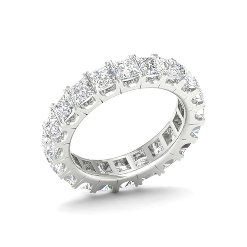 4 ctw Princess Lab Grown Eternity Band