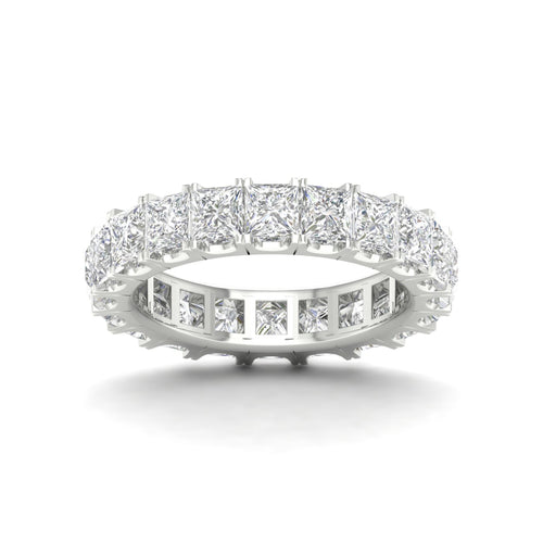 4 ctw Princess Lab Grown Eternity Band