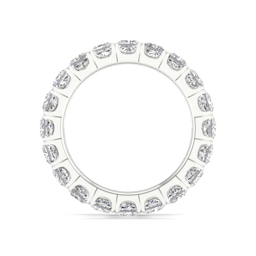 4 ctw Princess Lab Grown Eternity Band