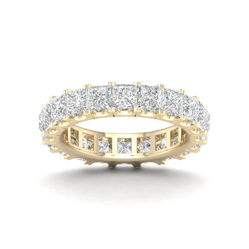 4 ctw Princess Lab Grown Eternity Band