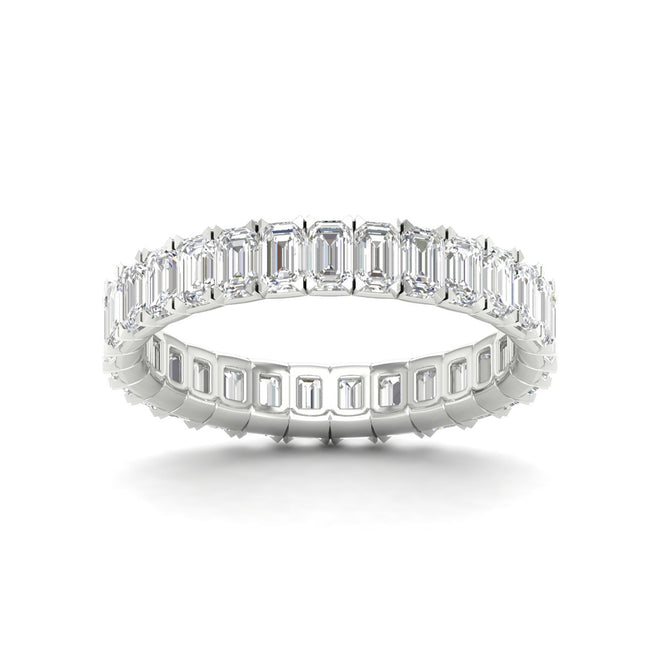 2 ctw Emerald Eternity Band