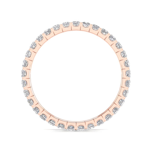 1 ctw Princess Lab Grown Eternity Band