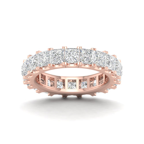 5 ctw Princess Lab Grown Eternity Band