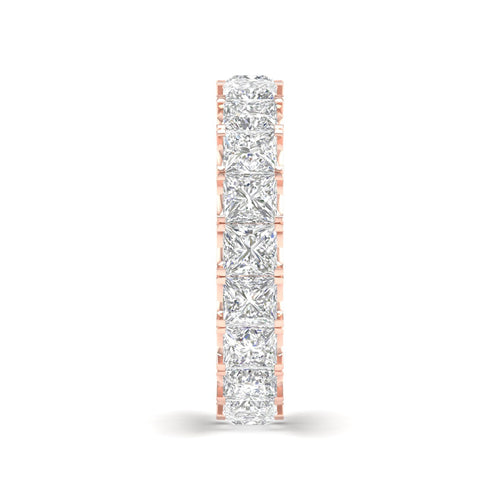5 ctw Princess Lab Grown Eternity Band