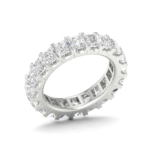 5 ctw Princess Lab Grown Eternity Band