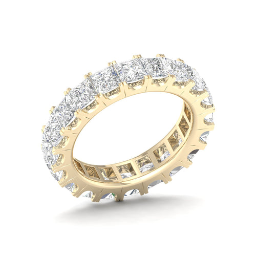 5 ctw Princess Lab Grown Eternity Band