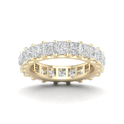 5 ctw Princess Lab Grown Eternity Band