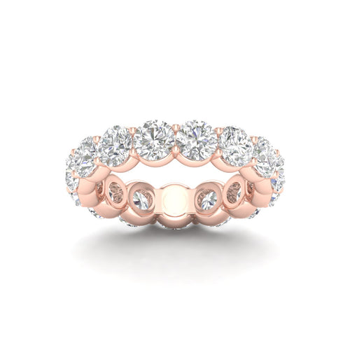 4 ctw Round Lab Grown Eternity Band