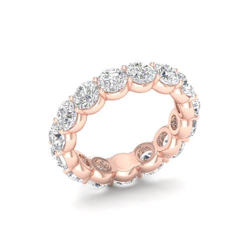 4 ctw Round Lab Grown Eternity Band