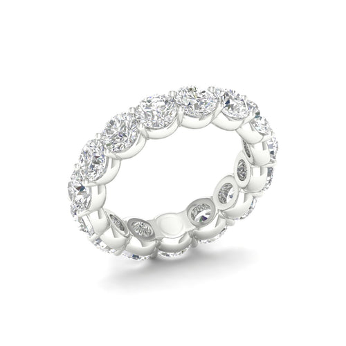 4 ctw Round Lab Grown Eternity Band